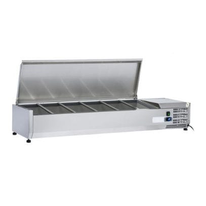 Vetrina refrigerata da appoggio - SERIE AKV GN 1/4 - FRIGEO PERFECT COOLING - per negozio / su misura