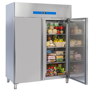 Frigorifero a 2 porte - LOGIC C 1400 - FRIGEO PERFECT COOLING - professionale / a posa libera / vetrato