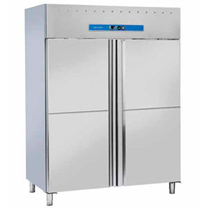Frigorifero a 4 porte - LOGIC C 1400D - FRIGEO PERFECT COOLING - professionale / a posa libera / in acciaio inossidabile