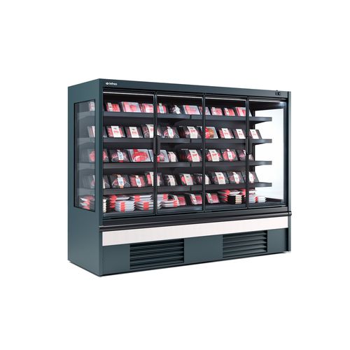 Vetrina refrigerata con scaffali - ML25DCPM1 - INFRICO, S.L. - per negozio / in acciaio inossidabile / nera