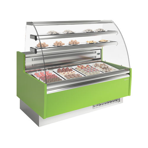 Vetrina refrigerata espositiva - VGL 15 C - INFRICO, S.L. - con scaffali / per negozio / in acciaio inossidabile