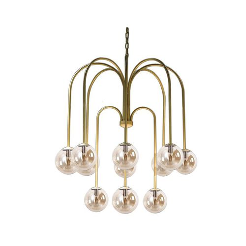 Lampadario contemporaneo - H 70601 – H 706010 - GUADARTE - in vetro / in metallo / da 12 lampadine
