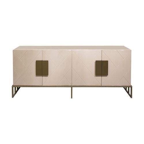 Credenza contemporanea - M 20173 - GUADARTE - in metallo / in legno laccato / con ante battenti