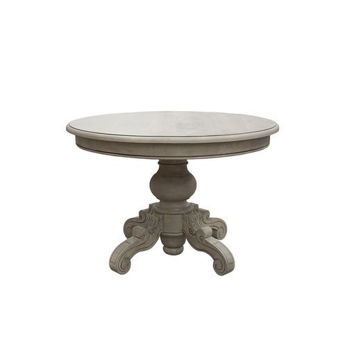 Tavolo da pranzo in stile - M 1044 - GUADARTE - con supporto in legno / rotondo / personalizzabile
