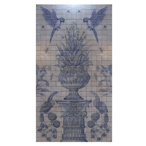Pannello decorativo in ceramica - 6 MU 85 - GUADARTE - da parete / dipinto a mano / aspetto mosaico