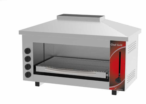 Grill elettrico - CHEF - KALITE ENDUSTRIYEL MUTFAK EKIPMANLARI SAN. TIC. LTD. STI - ad isola / professionale / in acciaio inossidabile