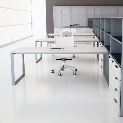 Scrivania per open space - LASA S.R.L. - da terra / multiposto / contemporanea