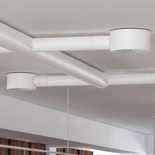 Diffusore d'aria da soffitto - EAGLE FREE - SWEGON - sospeso / rotondo / in acciaio