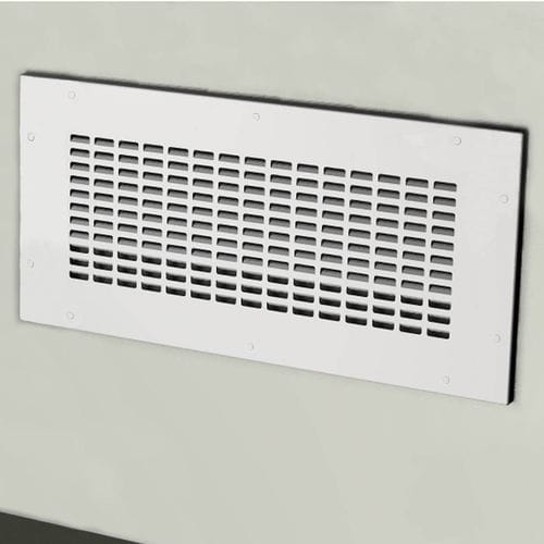 Griglia di ventilazione in metallo - ROW - SWEGON - rettangolare / bianca / regolabile
