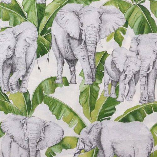Tessuto da tappezzeria - IVOIRE  - Olivier Thévenon Selection - per tende / con motivi naturali / con animali