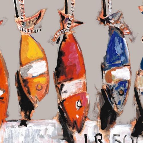 Tessuto da tappezzeria - LES THONS  - Olivier Thévenon Selection - con animali / in cotone / lavabile