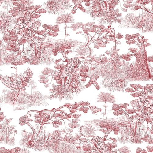 Carta da parati contemporanea - ANIMALIA  - Olivier Thévenon Selection - con motivi naturali / con animali / aspetto tessuto
