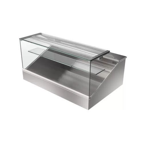 Vetrina refrigerata espositiva - Sirio - Moving Glass & Metal Design - con scaffali / per pasticceria / per panetteria