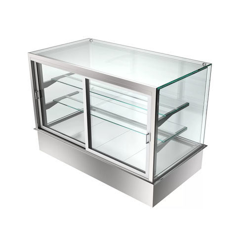 Vetrina refrigerata espositiva - Manhattan - Moving Glass & Metal Design - con scaffali / per pasticceria / per macelleria