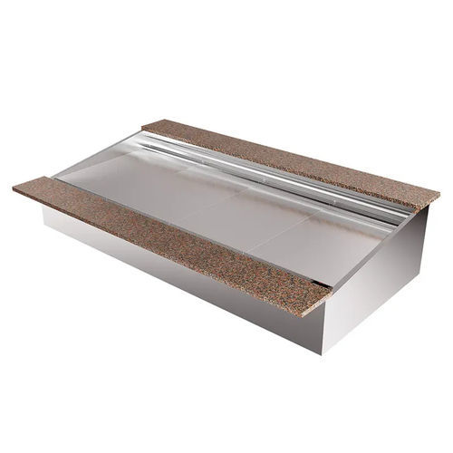 Vasca refrigerata da incasso - Tecno Alta - Moving Glass & Metal Design - freddo ventilato / professionale