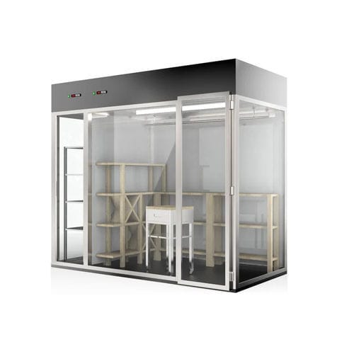 Vetrina refrigerata ad armadio - Wine Line - Moving Glass & Metal Design - per negozio / in acciaio inossidabile / con porta scorrevole