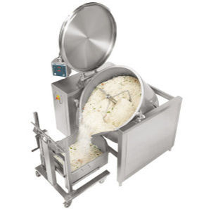 Marmitta elettrica - SALSAMAT - NILMA - con miscelatore / a pavimento / professionale