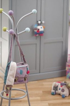 Appendiabiti da terra - chambre ardoise  - MOULIN ROTY - contemporaneo / in metallo / per bambini