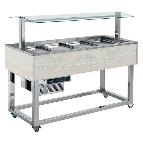 Buffet refrigerato da bancone - ES GREEN+ 3H - RM GASTRO - con ruota / contract