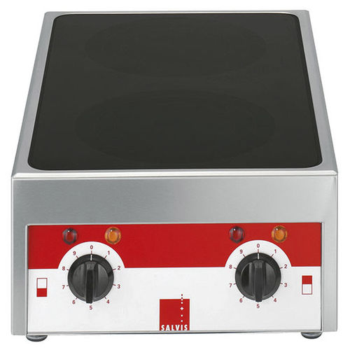 Piano cottura a induzione - SMARTLINE  - SALVIS AG - professionale / 2 fuochi / da appoggio