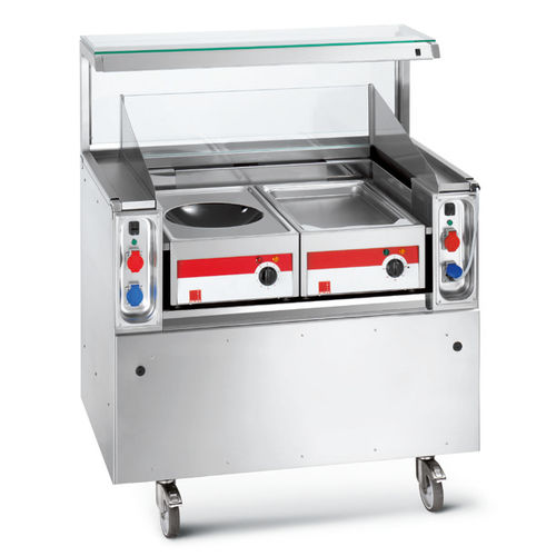 Cucina professionale in acciaio inossidabile - FRESH&SMART - SALVIS AG - compatta / per negozio