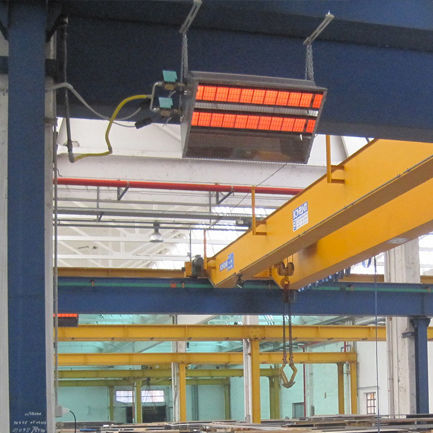 Pannello radiante ceramica - C-RADPLUS DM - SIABS S.r.l. - a gas / da soffitto / industriale