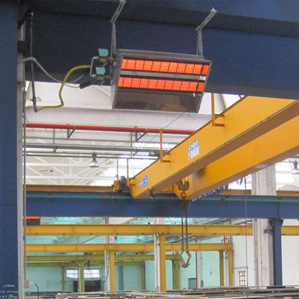 Pannello radiante ceramica - C-RADPLUS HE - SIABS S.r.l. - a gas / da soffitto / industriale