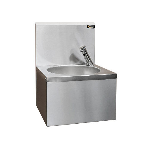 Lavandino a muro - LMASBE1 - SOFINOR SAS - cubo / in acciaio inossidabile