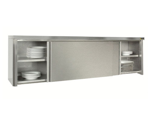Mobile alto per cucina contemporaneo - MM1 - SOFINOR SAS - in acciaio inossidabile / contract