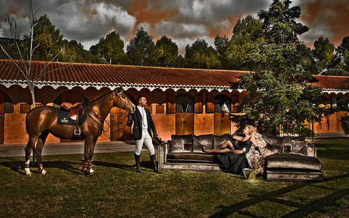 Divano d'angolo - MAYFAIR - ASCENSION LATORRE - contemporaneo / in tessuto / grigio
