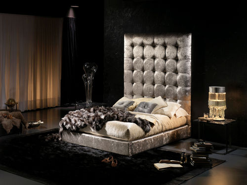 Letto matrimoniale - LAUREN - ASCENSION LATORRE - classico / imbottito / in tessuto