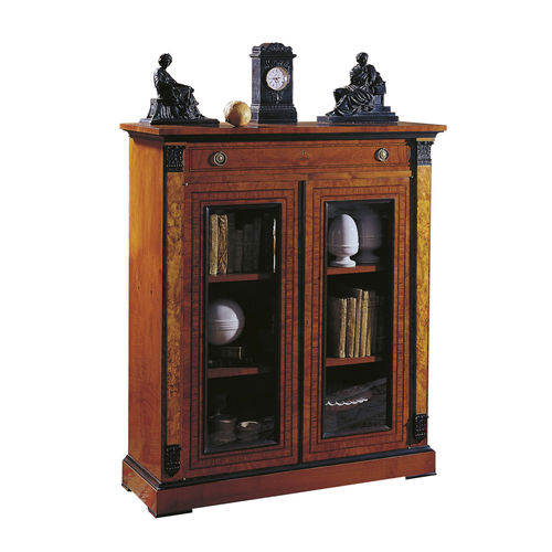 Libreria classica - CORIA - ACANTO - in legno / vetrata