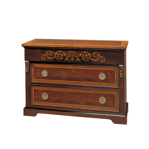 Cassettone classico - MOTRIL - ACANTO - impiallacciato in legno / in mogano / con cassetti
