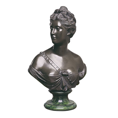 Scultura in marmo - TEODORA - ACANTO - in resina / fatta a mano / da appoggio