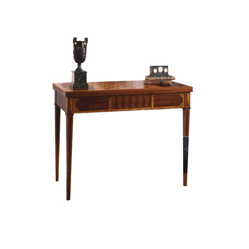 Consolle classica - ALTAMIRA - ACANTO - impiallacciata in legno / con supporto in legno / rettangolare
