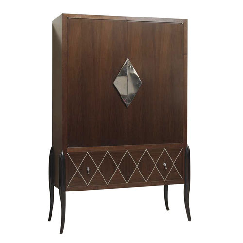 Mobile bar classico - MOMA  - ACANTO - impiallacciato in legno / con sportello battente / di gamma superiore