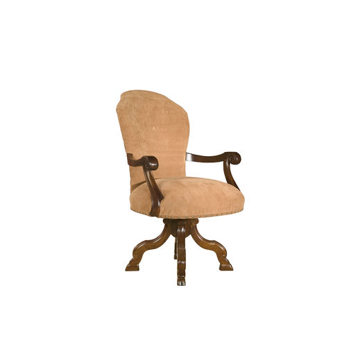 Poltrona da ufficio classica - ALGARVE - ACANTO - in tessuto / in faggio / beige