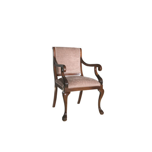Poltrona da ufficio classica - CARVALLO - ACANTO - in tessuto / in faggio / rosa