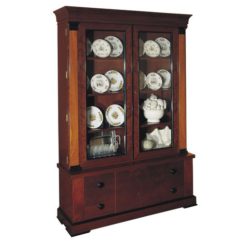 Credenza con alzata classica - GUERRI - ACANTO - in mogano / impiallacciata in legno