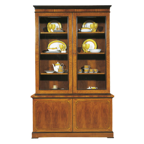Credenza con alzata classica - VIENA - ACANTO - impiallacciata in legno