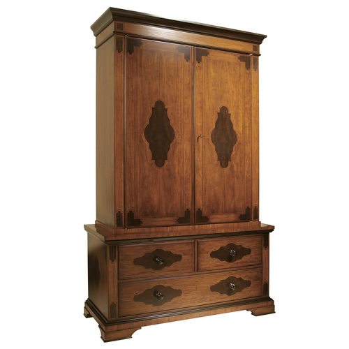 Credenza alta - SIMAT - ACANTO - classica / impiallacciata in legno / con cassetti