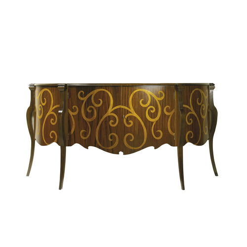 Credenza con piedi alti - TRENTO - ACANTO - classica / impiallacciata in legno / in legno di rosa