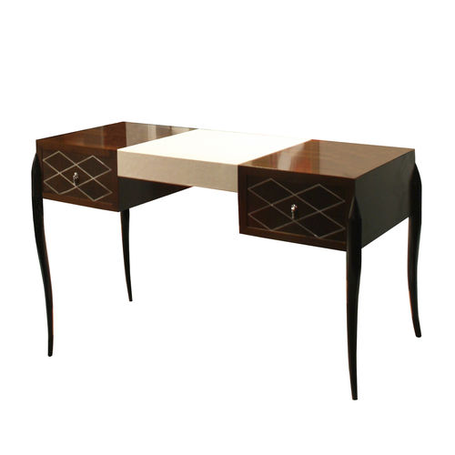 Scrivania da terra - MOMA - ACANTO - classica / impiallacciata in legno / in noce