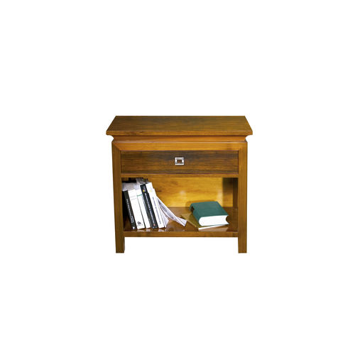 Comodino contemporaneo - GALEA BIG - ACANTO - in noce / impiallacciato in legno / con supporto in legno