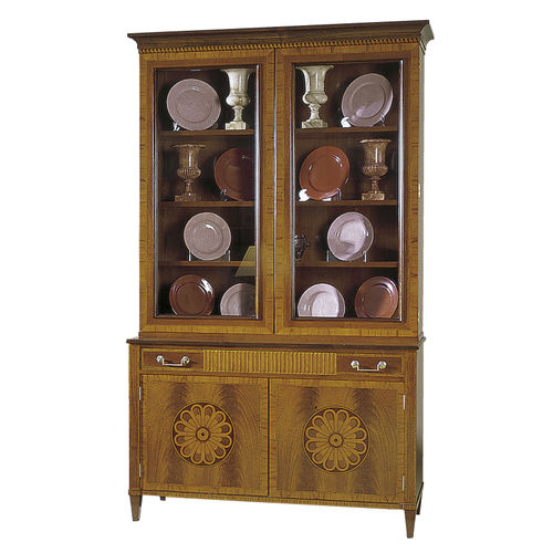 Credenza con alzata tradizionale - JERICA  - ACANTO - impiallacciata in legno