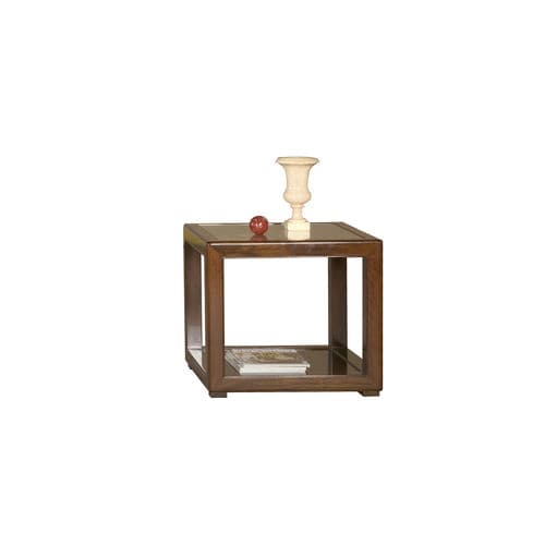 Tavolo d'appoggio classico - CAPELA - ACANTO - in noce / impiallacciato in legno / con supporto in legno