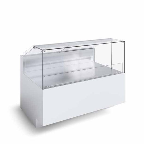 Vetrina refrigerata espositiva - 6040 P10 M R4 H1200 - CIAM S.P.A. - per macelleria / in acciaio inox / in alluminio