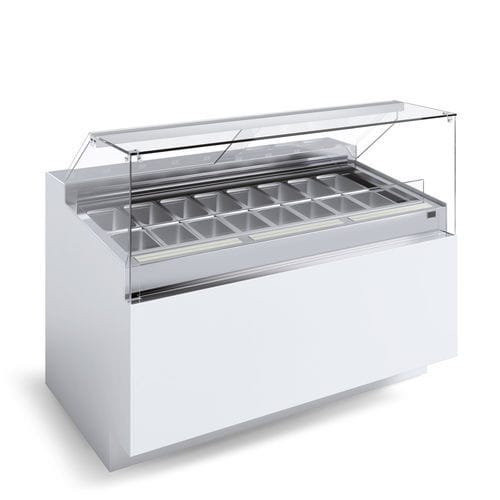 Vetrina refrigerata espositiva - Serie 900 GEL R4 H1200 - CIAM S.P.A. - per pasticceria / in acciaio inox / in alluminio