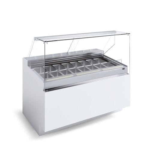 Vetrina refrigerata espositiva - Serie 900 GEL R4 H1350 - CIAM S.P.A. - per pasticceria / in acciaio inox / in alluminio