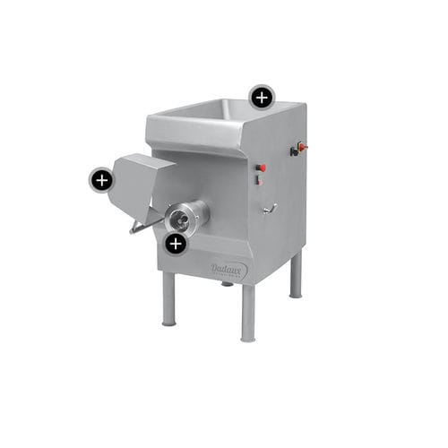 Tritacarne - TX 114 - DADAUX SAS - con miscelatore / automatico / professionale